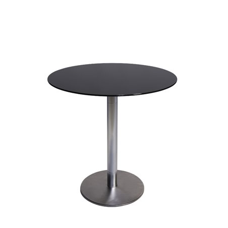 TABLE HAUTE VERRE-Verre Noir