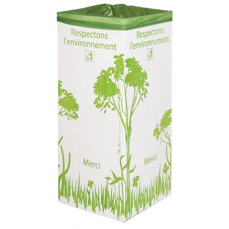 POUBELLE EN CARTON RECYCLÉ 110L