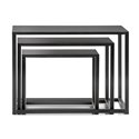 Jeu 3 Tables Basses Code Noires