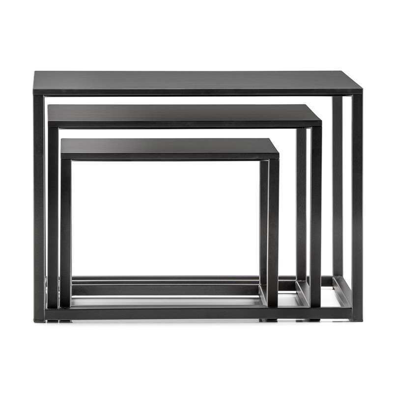 Jeu 3 Tables Basses Code Noires