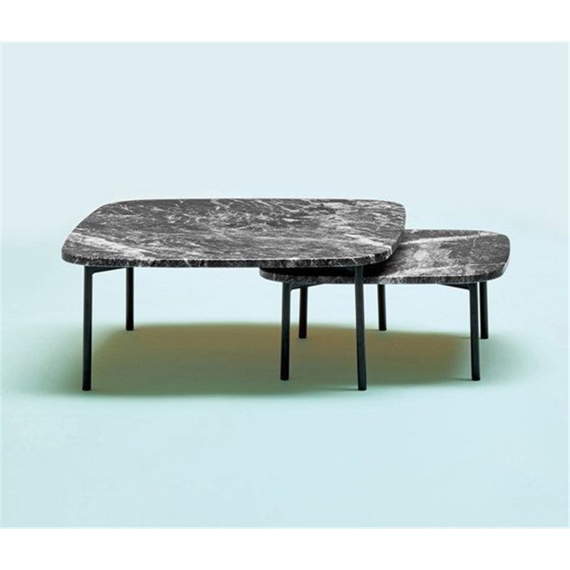Table Basse Buddy Marbre Noir Xl