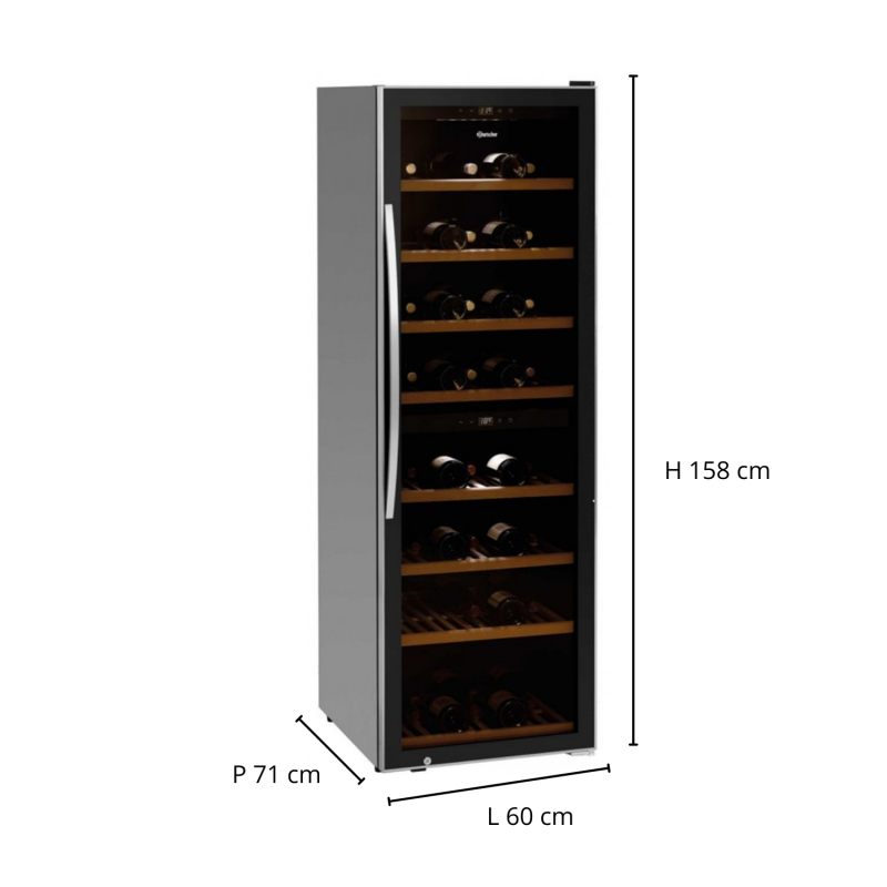 180-bottle wine cellar