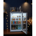 112L glass fridge
