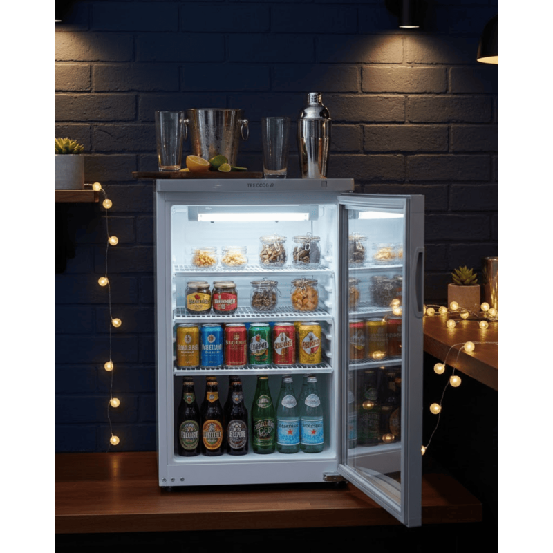 112L glazen koelkast