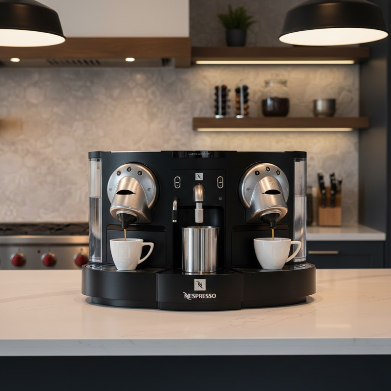 Nespresso Double-Tete + KIT 300 DOSES