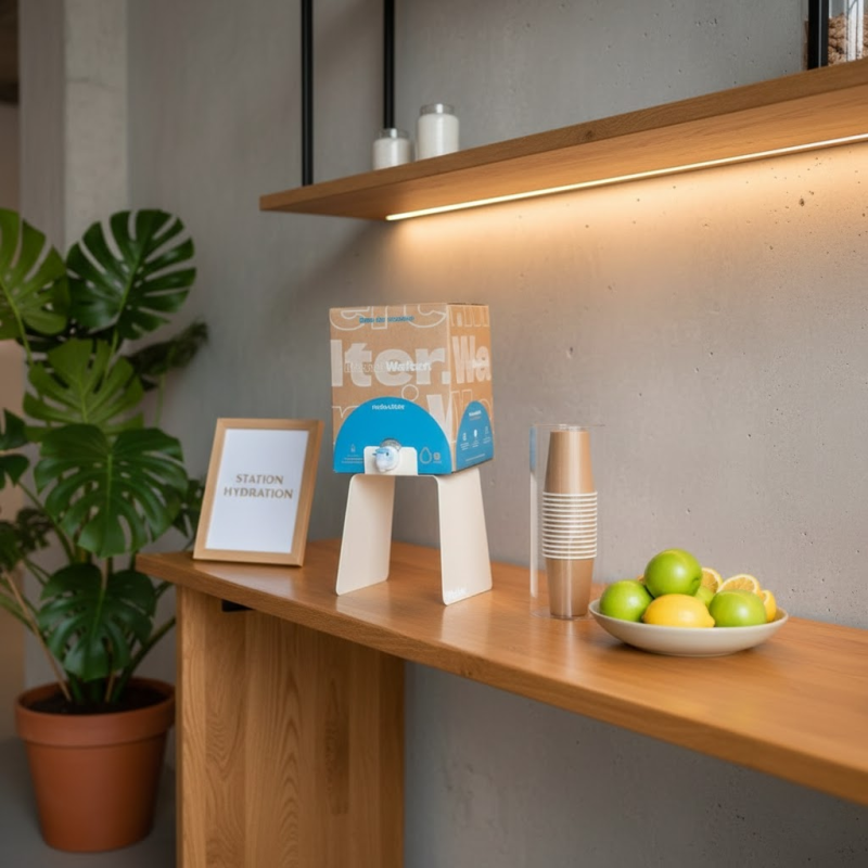 PACK WALTER beige 40L + 200 GOBELETS