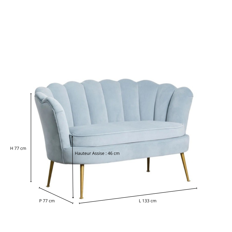 Blaues Sofa mieten