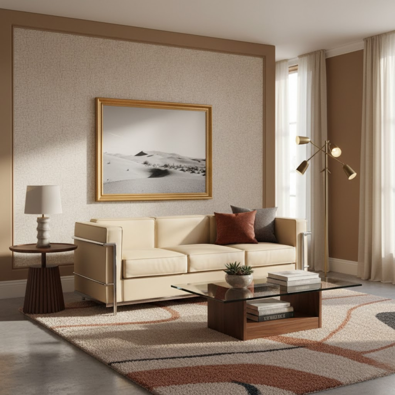 Canape Kubic 3 Pl Beige