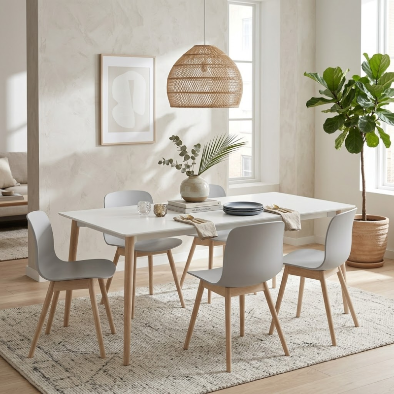 Silla de plástico Hay - Blanca