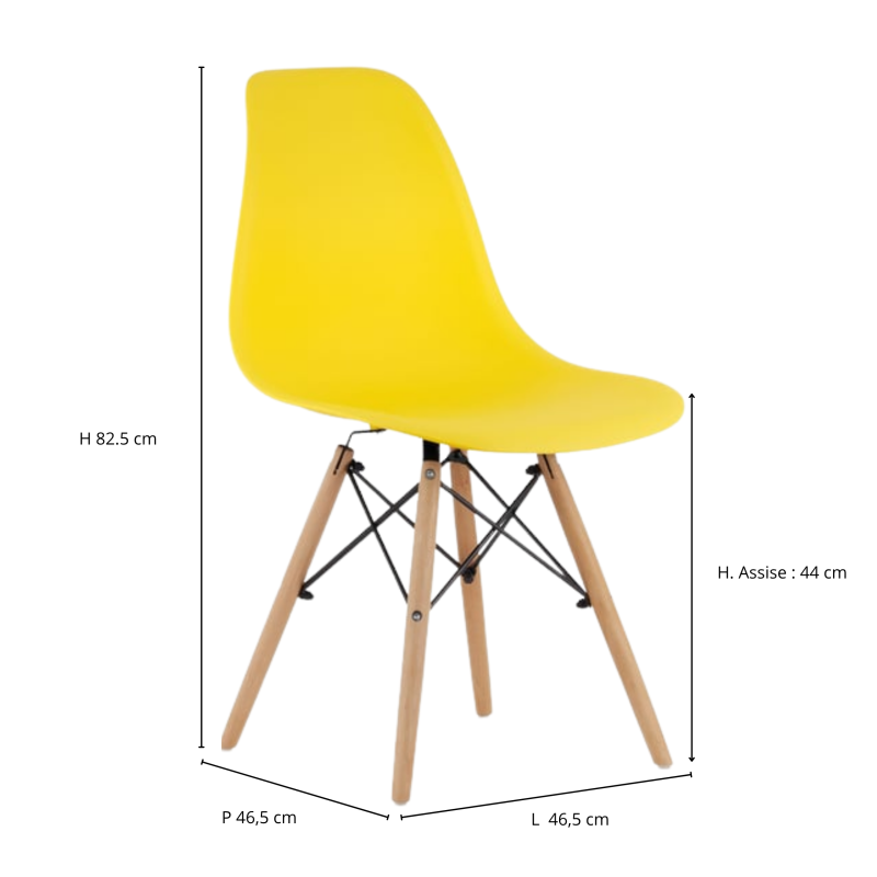 Dsw Stoel - Geel