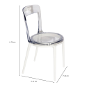 Chaise Bistro Transparente