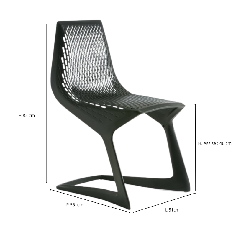 Chaise Myto Noir