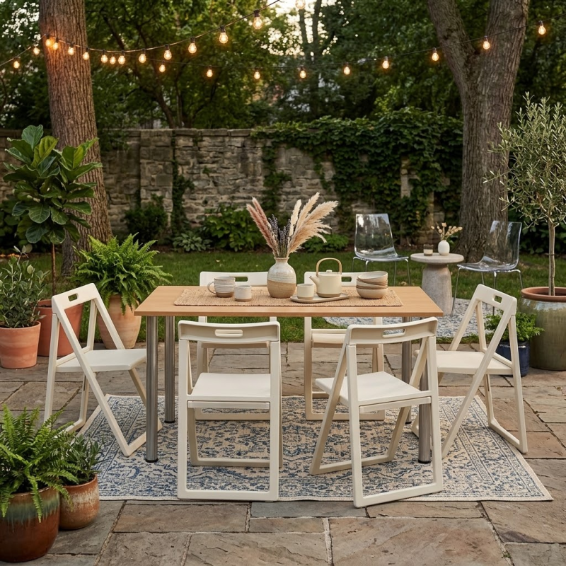 Enjoy Folding Chair - White