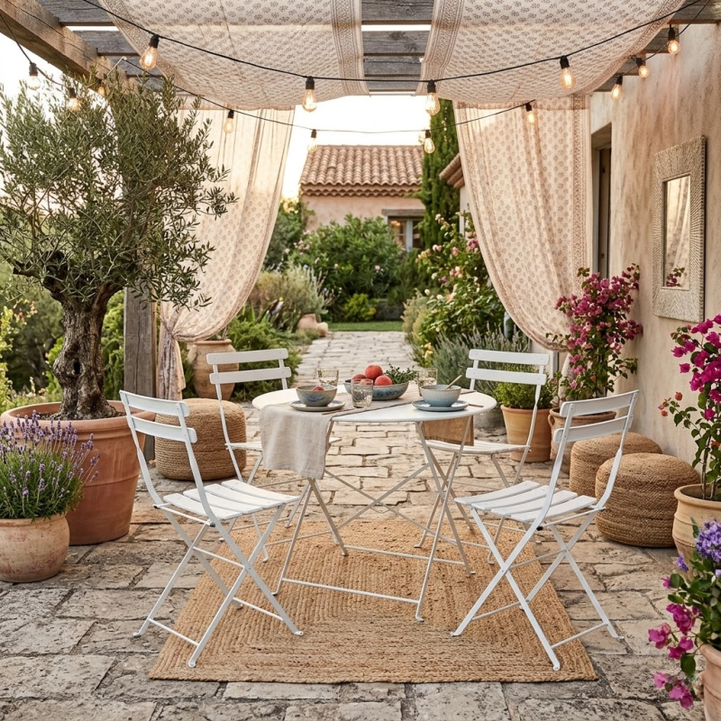 Chaise Jardin Blanche