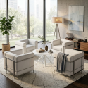 Fauteuil Kubic Blanc